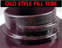 Old style kirby fill tube
